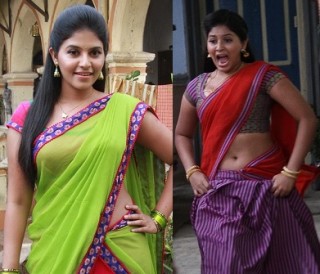Anjali Half Saree Hot Stills