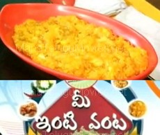 Mee Inti Vanta – 18th Dec : Sweet Corn Halwa , Noodules Pakodi