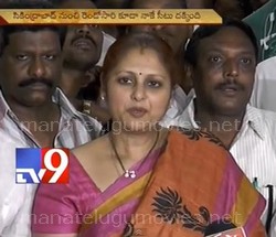 Actress Jaisudha thanks Congress High Command for being given ticket