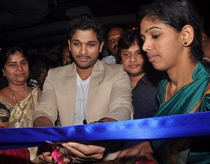 Allu Arjun At Asian Cinemas Multiplex Launch