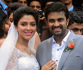Amala Paul – Director Vijay Engagement Photos