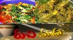 Malai Gobi Masala, Aloo Gobi Pakodi ,Green Chicken Curry  in Ruchi Chudu – 20th Aug