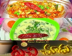 Palakura Majjiga Pulusu,Dosakaya Bajji Curry Recipe in Ruchi Chudu – 14th Aug