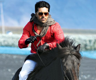 ram charan with horse