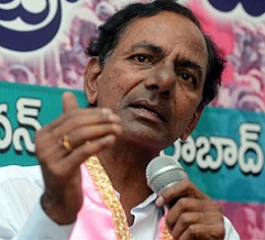 KCR talking about Sholay in official meeting?