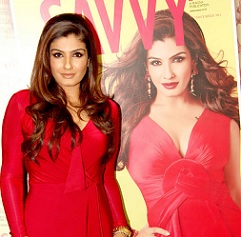 Photo Feature: Raveena Looks Ravishing In Red Hot Gown!