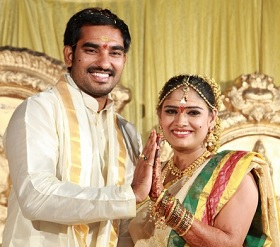 Actor Santosh Pavan – Anjali Wedding Photos