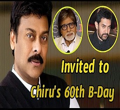 Chiru Invites Amitabh Bachan and Aamir Khan for his 60th Birthday