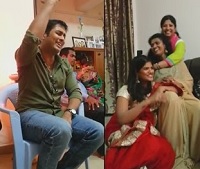 Actor UdayKiran And His Wife Vishita Singing A Song In His Home…!!!