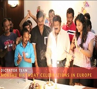 Mokshagna Birthday Celebrations In Europe – Balayya & Dictator Movie Team