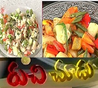 Nutri Chat,Glazed Vegetables Recipes – Ruchi Chudu 22nd Sep