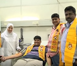 Telugu NRIs NTR Blood Donation Camp @ Kuwait