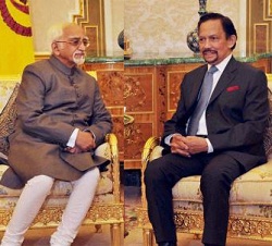 India, Brunei discuss South China Sea dispute