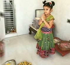 Pic Talk: Sitara’s Cute Sivaratri Prayers