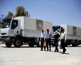 48-hour truce allows medical convoy into besieged Syrian towns