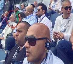 VIP Vijay Mallya spotted watching Ind vs Pak match