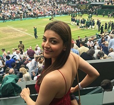 Kajal Adds Hotness To Wimbledon Final