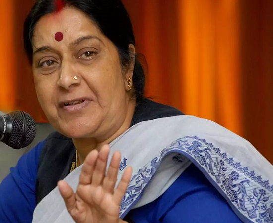 Sushma’s Befitting Reply To Youth Whose Twitter Bio Says