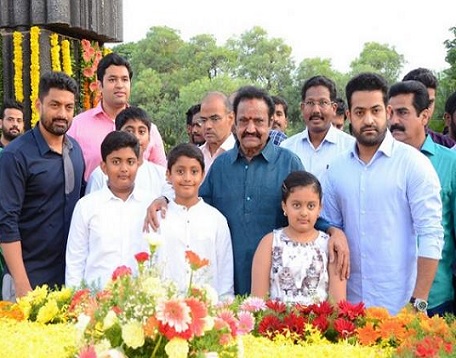 Celebs Pays Tribute to NTR At NTR Ghat Photos