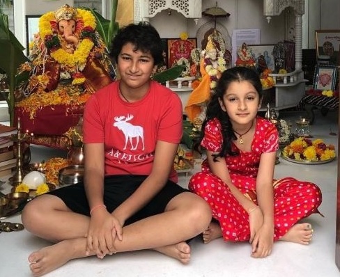 Mahesh Babu kids and Wife celebrating Ganesh Chathurthi – Gallery
