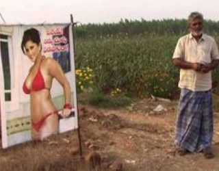 Viral: Here Is How AP Farmer Using Sunny’s Bikini Poster